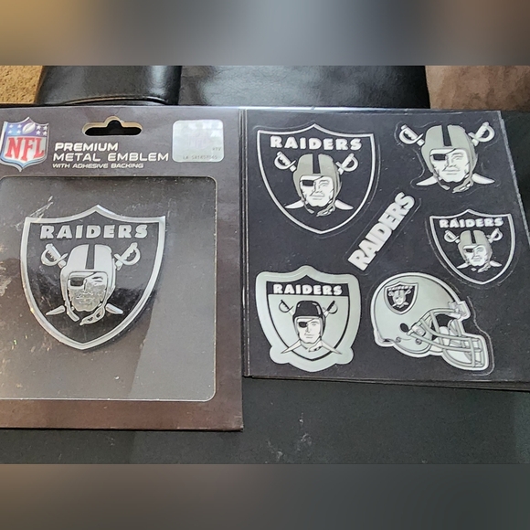 FREE with purchase: Raiders decal & sticker Set - Picture 2 of 2